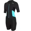 Image de Combinaison trifonction manches courtes entièrement zippé femme Zone3 Activate Noir L TS21WACTS107