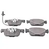 Image de BLUE PRINT ADV184223 Jeu de plaquettes de frein Essieu avant, contact de signal d'usure inclus, avec clip de piston