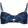 Image de Haut de bikini bandeau torsadé bohème femme Superdry Bleu 40 W3010156A-5KX