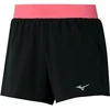 Image de Mizuno Alpha 4.5in Shorts Femmes-Noir,Pink, Taille L