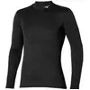 Image de Maillot manches longues demi-zippé Mizuno Breath Thermo Mid Weight Noir S A2GAA55009