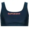Image de Haut de maillot de bain élastiqué femme Superdry Code Micro Bleu S W3010295A-92N