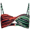 Image de Haut de maillot de bain bandeau femme Superdry Vintage Mix Rose XS W3010361A-8VZ