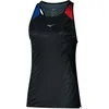 Image de Mizuno DryAeroFlow Graphic Maillot De Course Femmes-Noir, Taille L