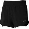 Image de Mizuno 2in1 4.5 Short De Running Femmes-Noir, Taille XS