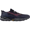 Image de Mizuno Wave Daichi 9 GTX Chaussure trail Femmes-bleu foncé, rouge fluo, Taille 40