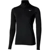 Image de Mizuno Core Impulse Half Zip Maillot de course Femmes - noir, Taille XL