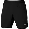 Image de Mizuno Core 2in1 7.5in Short de running Hommes - noir, Taille M