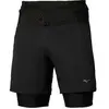 Image de Short 2 en 1 Mizuno Noir XL J2GBD01009