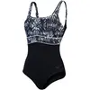 Image de Maillot de bain 1 pièce femme Speedo Print Contour Eclipse Noir 42 003068-17549