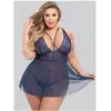 Image de Nuisette babydoll Late Night Liaison bleu GT