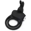 Image de Double anneau vibrant rabbit rechargeable