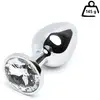 Image de Plug anal bijou Secret Shine small transparent 124 g
