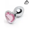 Image de Plug anal bijou coeur Secret Shine rose small 145 g