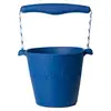 Image de Seau De Plage En Silicone Souple Blue