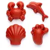 Image de Set De 4 Moules De Plage En Silicone Souple Rust