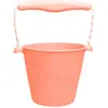 Image de Seau De Plage En Silicone Souple Red