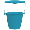 Image de Seau De Plage En Silicone Souple Petrol Blue