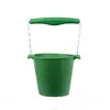 Image de Seau De Plage En Silicone Souple Dark Moss Green