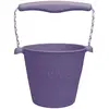 Image de Seau De Plage En Silicone Souple Purple