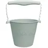 Image de Seau De Plage En Silicone Souple Sage Green