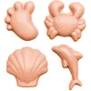 Image de Set De 4 Moules De Plage En Silicone Souple Coral