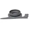 Image de Mesureur D'eau Escargot À Ventouse Pliable   Jouet D’eau Éducatif En Silicone Anthracite Grey