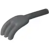 Image de Petit Râteau Jouet De Jardin Et De Plage Anthracite Grey