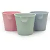 Image de Set De 3 Seaux De Bain Pour Enfants   Jouets D’eau Souples Et Colorés Pour Bain Et Plage Multicolore