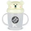 Image de Tasse Anti Fuite + Paille Lestée Ours Polaire Phosphorescent - V3 Jaune