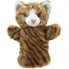 Image de Marionnette Chat Eco Puppet Buddies   Jeu D’imagination Pour Enfants Brown