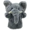 Image de Marionnette Éléphant Écologique Eco Puppet Buddies   Jeu D’imagination Pour Enfants Grey