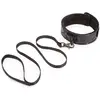 Image de Collier et laisse Black Rose