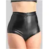 Image de Culotte ouverte zip Fierce wetlook noir