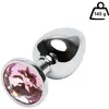 Image de Plug anal bijou Secret Shine small rose 145 g