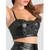 Image de Soutien-gorge top effet cuir Fierce S