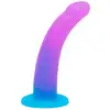 Image de Dildo ventouse silicone Superstar violet