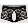 Image de Boxer ouvert dentelle noir S/M