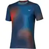 Image de Mizuno Core Graphic Maillot de course Hommes - orange, bleu, Taille S