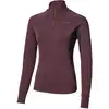 Image de Mizuno Active Warmalite Half Zip Maillot de course Femmes - rouge foncé, Taille S