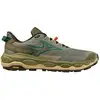Image de Mizuno Wave Mujin 11 Chaussure trail Hommes - vert olive, marron, Taille 44