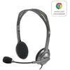 Image de Logitech H111 Casque Avec fil Arceau Bureau/Centre d'appels Gris - Excellent état en occasion ou reconditionné