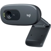 Image de Logitech 960-001063 webcam 3 MP 1280 x 720 pixels USB Gris, Gris foncé - Excellent état en occasion ou reconditionné