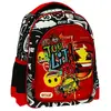 Image de Sac À Dos Maternelle Emoji Avec Dos Rembourré 30 Cm Blanc / Rouge / Noir