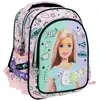 Image de Sac À Dos Préscolaire Barbie Power Pastels Portrait Et Icônes Blanc / Rose / Clair