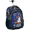 Image de Trolley Garçon Sac À Dos Dinosaure T-rex 48 Cm Noir / Orange / Bleu