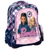 Image de Sac À Dos Barbie Polyester Imprimé Écossais Campus Rose