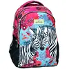 Image de Sac À Dos Scolaire Hallmark Motif Zèbre 48 Cm Noir / Rose / Bleu