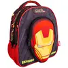Image de Sac À Dos Maternelle Garçon 3d Iron Man Avengers 31 Cm Gris / Rouge