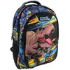 Image de Sac À Dos Dinosaure T-rex Avec 2 Compartiments 43 Cm Noir / Bleu